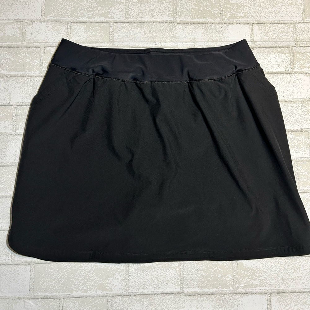 Lands' End Classic Black Mini Skort